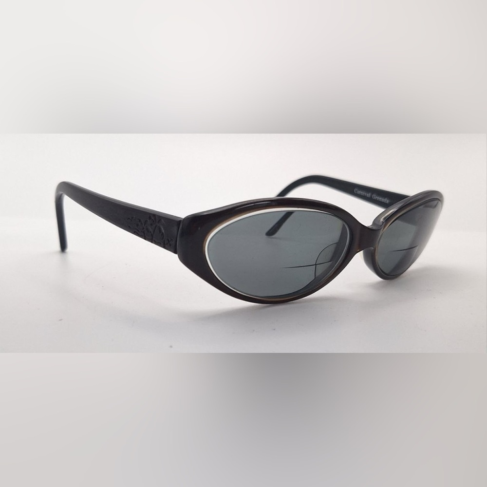 Carnival Grenada Brown Oval Sunglasses Frames Only
